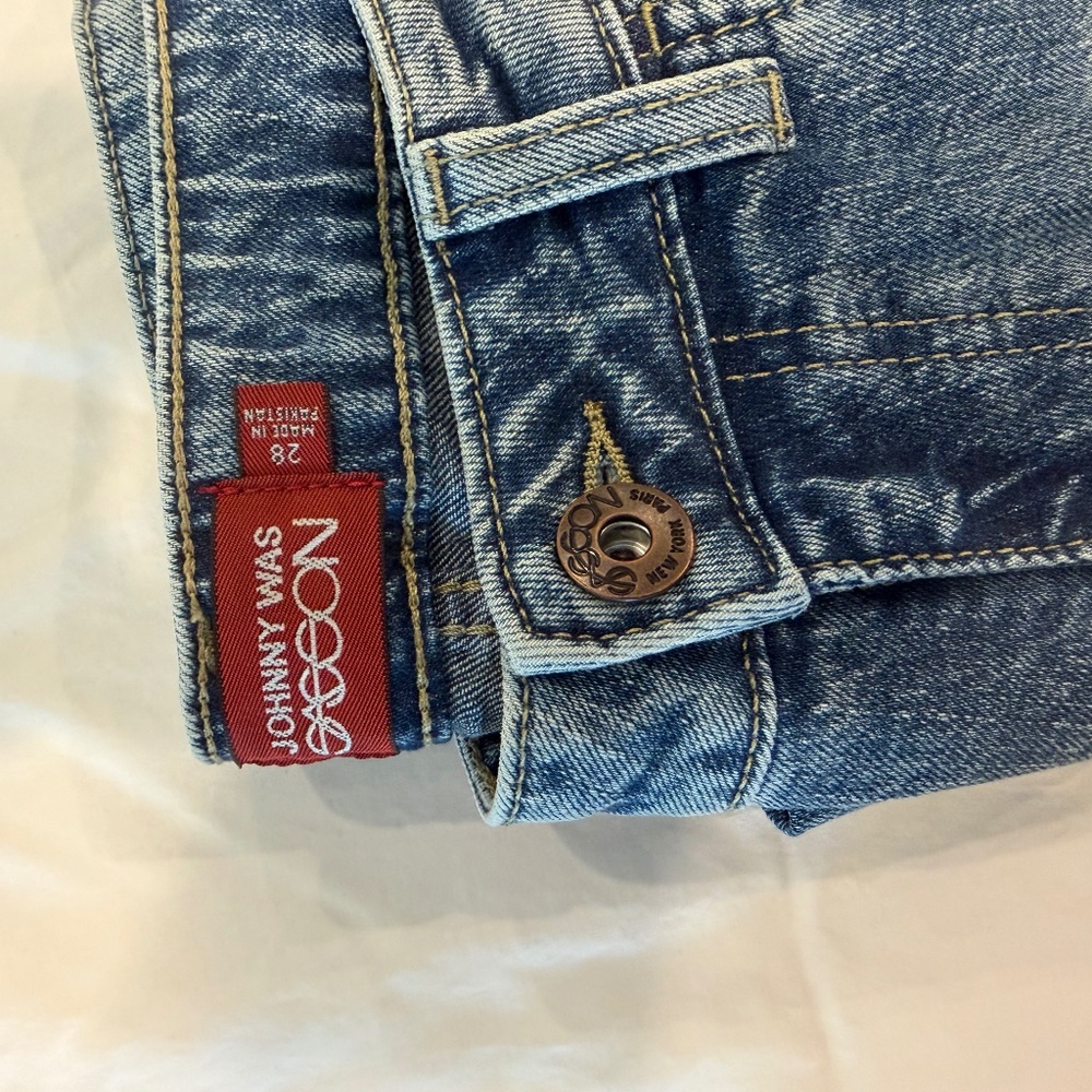 Johnny Was Sancere Straight leg jeans worn only once